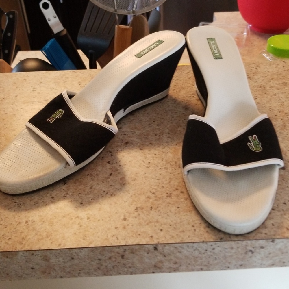Lacoste wedges